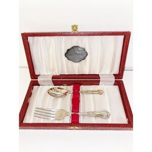 Vintage Cooper Ludlam Silver Plated Child's Flatware-Missing Knife